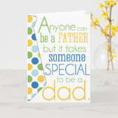 Er is iemand speciaal voor nodig om een vader Kaar Kaart (Gele Bloem)