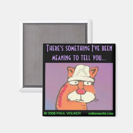 Er is iets... $ 3,00 magneet (Voorkant / Achterkant)