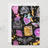 "Er is iets aan de hand" Leuke Halloween-feestje Kaart (Achterkant)