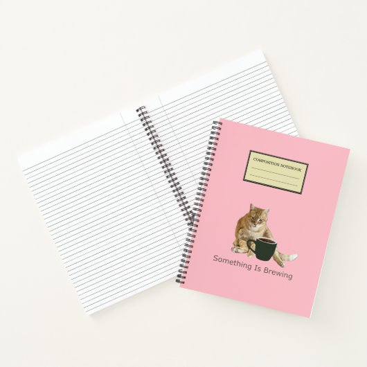 Er is iets dat spiraalvormig Notitieboek brouwt (Binnen)