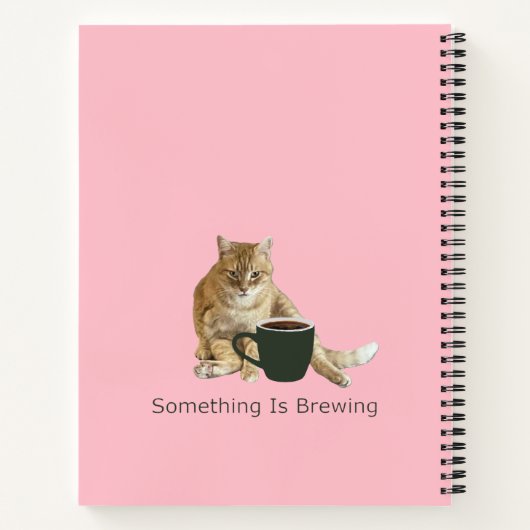 Er is iets dat spiraalvormig Notitieboek brouwt (Achterkant)