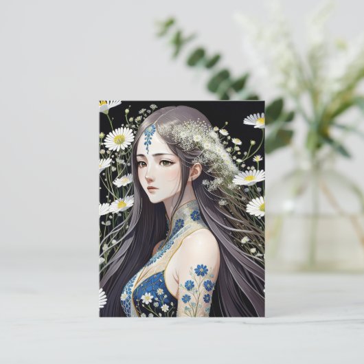 Er is iets etherisch en mooi aan een briefkaart (Staand voorkant)