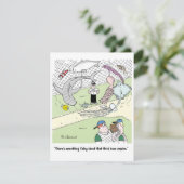 Er is iets Fishy. Feestdagenkaart (Staand voorkant)