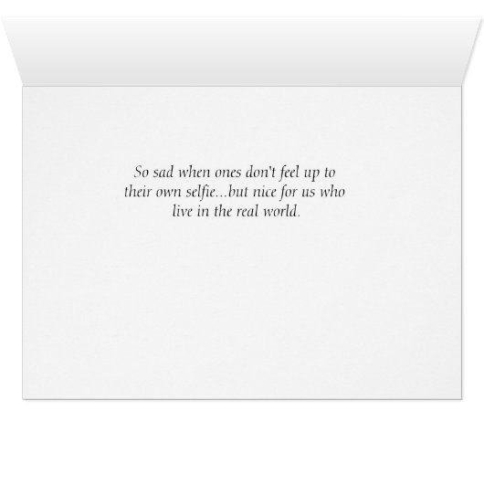 Er is iets mis. Ze heeft geen uurselfie gepost. (Binenzijde Horizontaal (Onderkant))