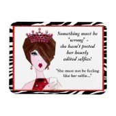 Er is iets mis. Ze heeft geen uurselfie gepost. Magneet (Horizontaal)