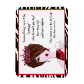 Er is iets mis. Ze heeft geen uurselfie gepost. Magneet (Verticaal)