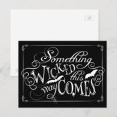 Er is iets misgegaan op deze manier komt een spook briefkaart (Voorkant / Achterkant)