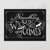 Er is iets misgegaan op deze manier komt een spook briefkaart (Voorkant)