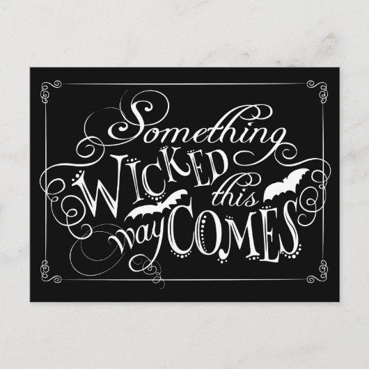 Er is iets misgegaan op deze manier komt een spook briefkaart (Voorkant)