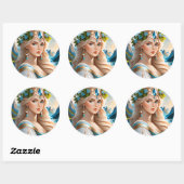 Er is iets speciaals en uniek aan Scandi Ronde Sticker (Vel)