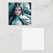 Er is iets speciaals en unieks aan Nordic Vierkante Visitekaartje (Voorkant / Achterkant)