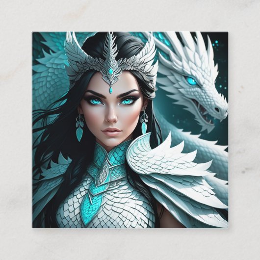 Er is iets speciaals en unieks aan Nordic Vierkante Visitekaartje (Voorkant)