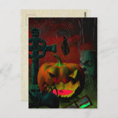 Er is iets spooky op deze manier briefkaart (Voorkant / Achterkant)