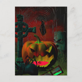 Er is iets spooky op deze manier briefkaart