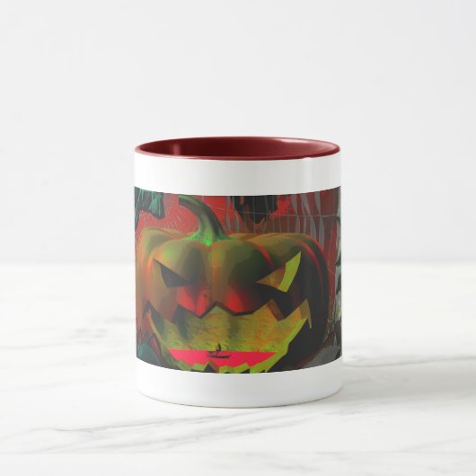 Er is iets spooky op deze manier mok (Midden)