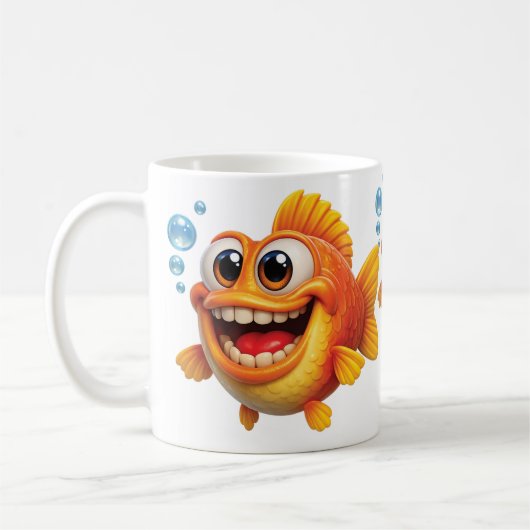 Er is iets vreemds aan de hand koffiemok (Links)