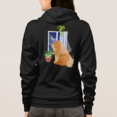 ER IS IETS WAAR Chow zipper BACK/FRONT art Hoodie (Achterkant)