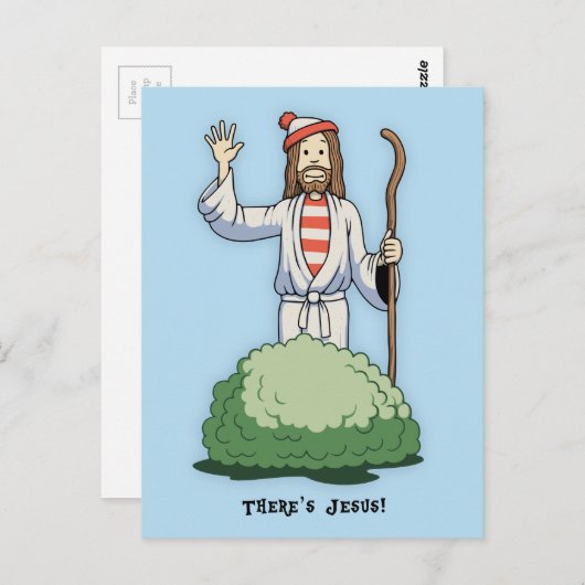 Er is Jezus. Briefkaart (Voorkant / Achterkant)