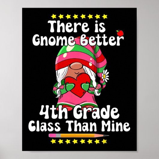 Er Is Kabouter Beter 4de Leerjaar Cl Hippie Valent Poster (Voorkant)