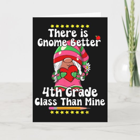 Er Is Kabouter Better 4th Grade Cl Hippie Valentin Kaart (Voorkant)