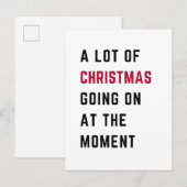 Er Is Kerstmis In Aantocht Feestdagenkaart (Voorkant / Achterkant)