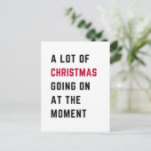 Er Is Kerstmis In Aantocht Feestdagenkaart (Staand voorkant)