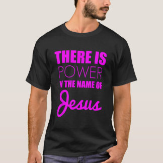 Er is kracht in de naam van Jezus Christelijk gelo T-shirt