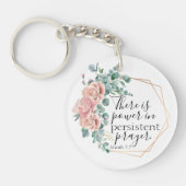 Er is kracht in gebed sleutelhanger (Voorkant)