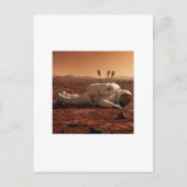 ER IS LEVEN OP MARS  BRIEFKAART (Voorkant)