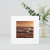 ER IS LEVEN OP MARS  KAART (Staand voorkant)
