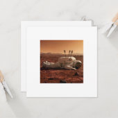 ER IS LEVEN OP MARS  KAART (Voorkant / Achterkant in situ)