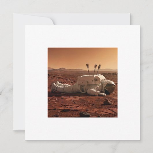 ER IS LEVEN OP MARS  KAART (Voorkant)
