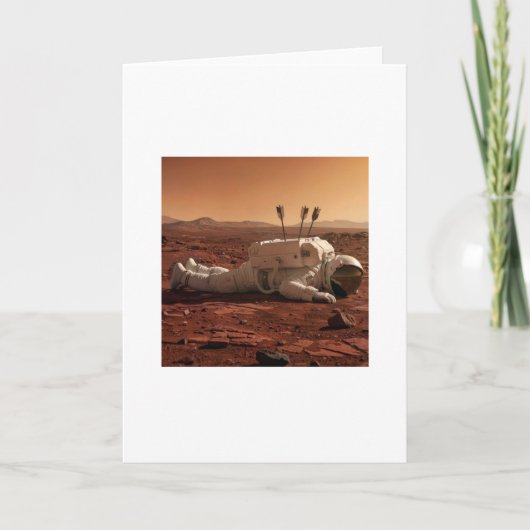 ER IS LEVEN OP MARS  KAART (Voorkant)