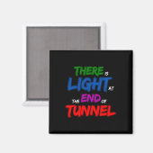 Er is licht aan het einde van de tunnel magneet (Voorkant / Achterkant)