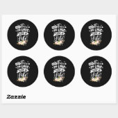 Er Is Liefde Er Is Leven Ronde Sticker (Vel)