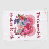 Er is liever niemand bij golfhanddoek (Horizontaal)