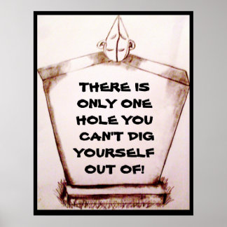 ER IS MAAR ÉÉN DING DAT JE NIET KUNT DOEN POSTER