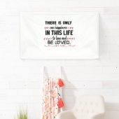 Er is maar één geluk. spandoek (Insitu)