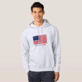 Er is maar één vlag. hoodie (Voorkant volledig)