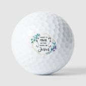 Er is macht in de naam Jezus Golfballen (Voorkant)