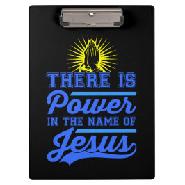 Er is macht in de naam Jezus Klembord