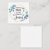 Er is macht in de naam Jezus Notitiekaartje (Voorkant / Achterkant)