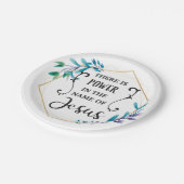 Er is macht in de naam Jezus Papieren Bordje (Gekanteld)