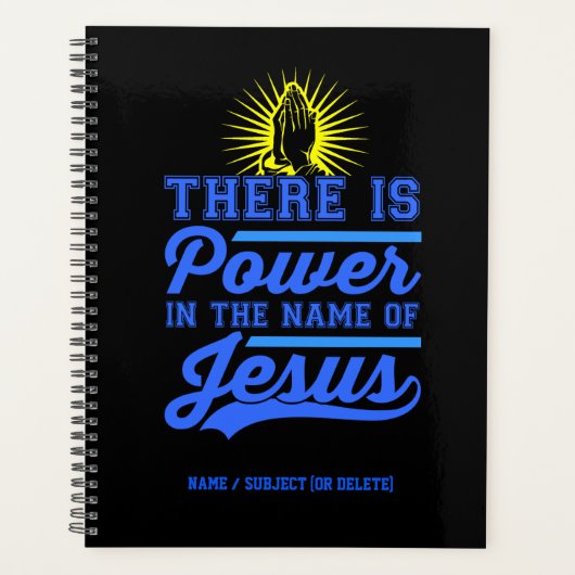 Er is macht in de naam Jezus Planner (Voorkant)