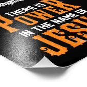 Er is macht in naam van Jezus Foto Afdruk (Hoek)