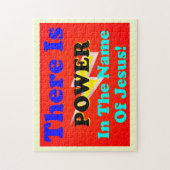 Er is macht in naam van Jezus! Legpuzzel (Verticaal)