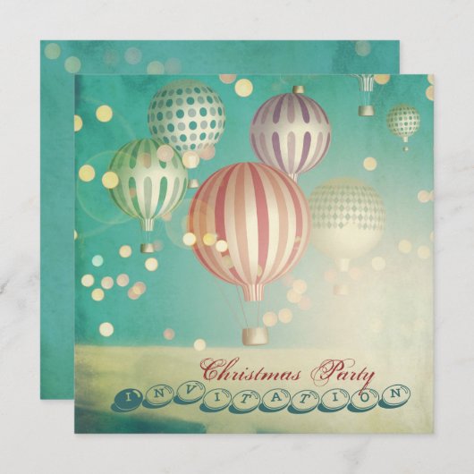 Er is Magie in de Lucht - Uitnodiging voor Kerstmi (Voorkant / Achterkant)