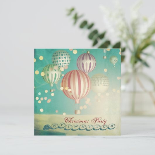 Er is Magie in de Lucht - Uitnodiging voor Kerstmi (Staand voorkant)