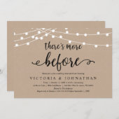 Er is meer aan voorafgaand aan het Rustic Rehearsa Kaart (Voorkant / Achterkant)