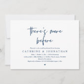 Er is meer voor, bruiloft repetitie diner Invi Kaart (Voorkant)